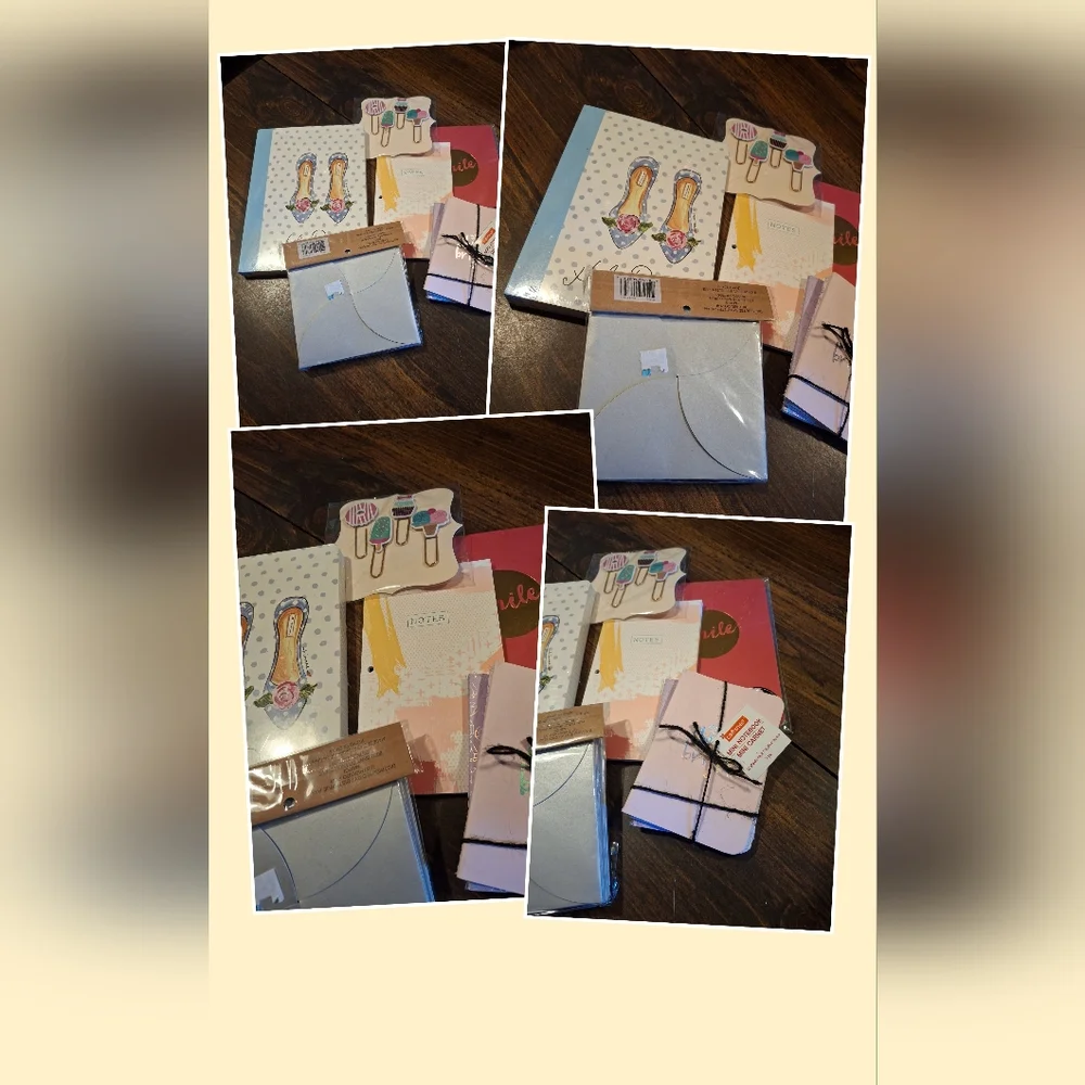 Planner Packs Notebooks Journals Paper Clips Cards Envelopes Supplies Crafts Lot